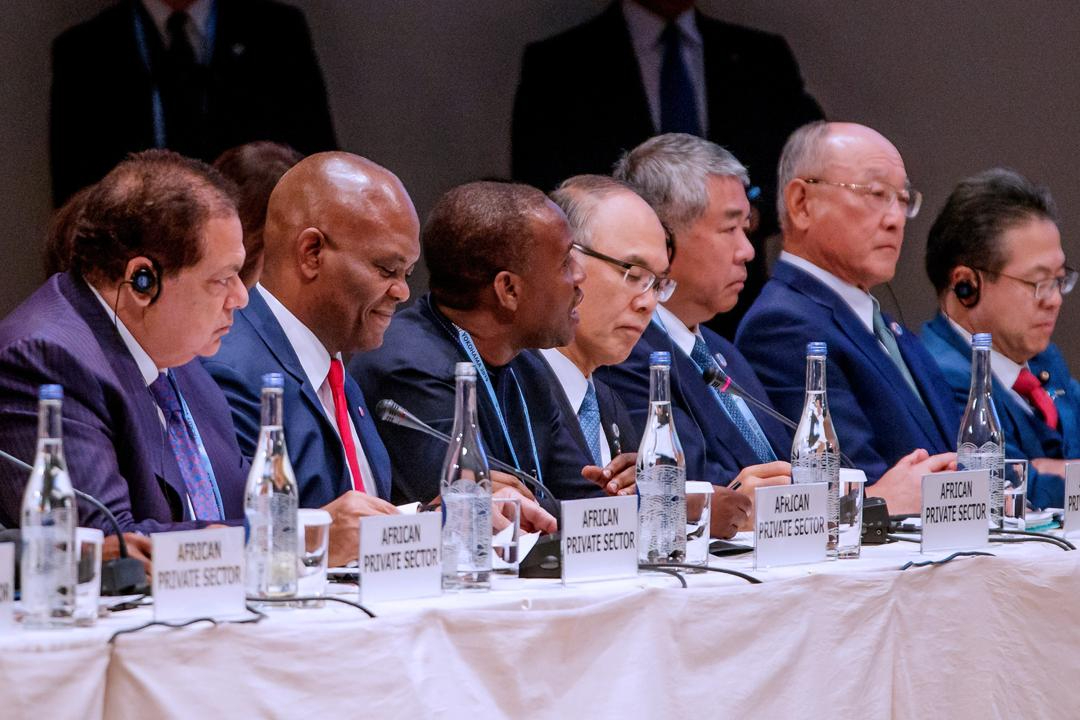 Tony Elumelu at the 2019 Tokyo International Conference on African Development